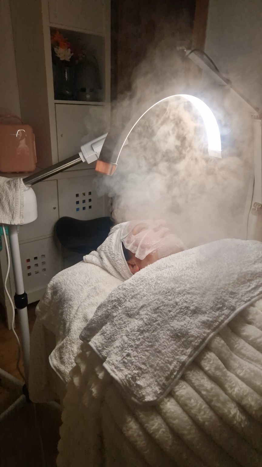 Sesión real de spa facial en Organic Beauty Care